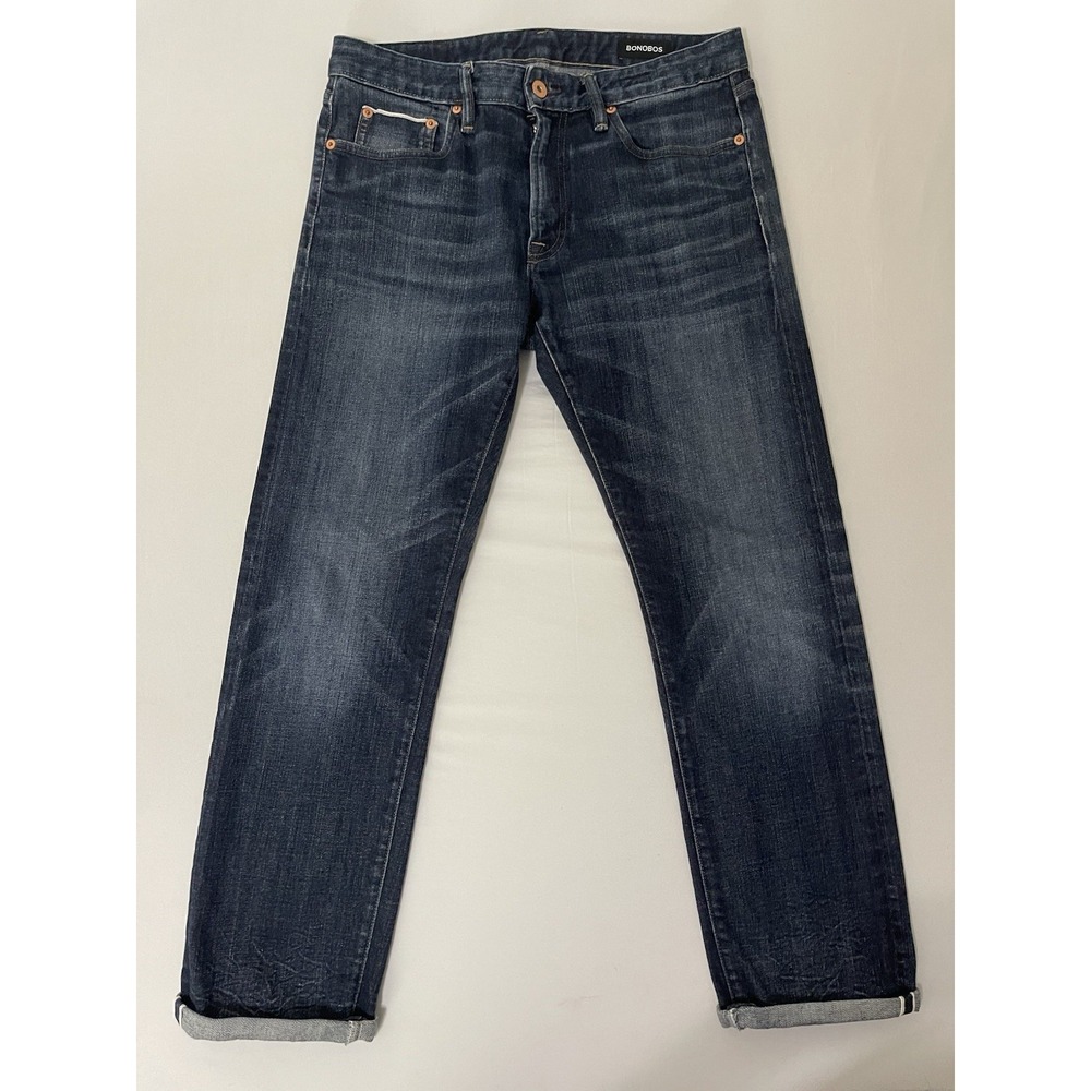 Bonobos Button Fly Selvedge 5 Pocket Men's Denim Jeans Size 31x30